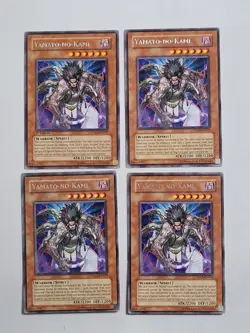 YuGiOh TCG 1 x 1st 3 x Unlimited Yamato-no-Kami TDGS-EN035 Rare LP - Image 1