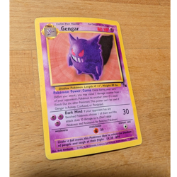 Pokemon TCG Gengar - Fossil Rare Unlimited Regular 20/62 80 HP English - Image 1