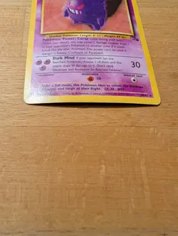 Pokemon TCG Gengar - Fossil Rare Unlimited Regular 20/62 80 HP English - Image 3