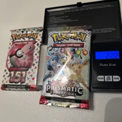 Pokemon Prismatic Evolutions Heavy Pack + 151 Booster Pack Bundle of 2 Sealed - Image 1