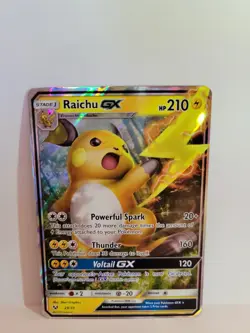 Pokemon TCG Raichu GX Shining Legends 29/73 Holo Ultra Rare - Image 1
