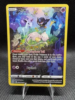 Pokemon TCG Mew GG10/GG70 Crown Zenith Ultra Rare Holo - Image 1