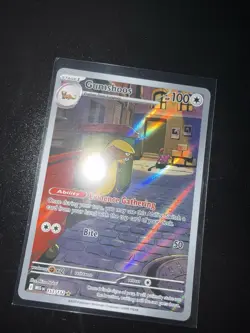 The Pokemon Company Pokemon TCG ME01 Gumshoos 153/132 Illus Rare Holo FA 100 HP - Image 1