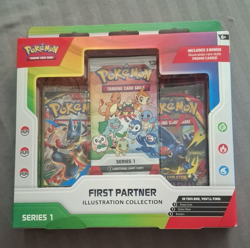 Pokemon TCG First Partner Illustration Collection S1 2 Boosters 3 Promos 2021 - Image 1