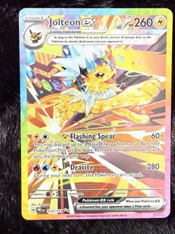 Pokemon TCG Jolteon ex 153/131 SV Prismatic Evolutions English SIR Holo Full Art - Image 1