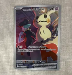 Team Rocket's Mimikyu 238/217 Stellar Crown IR Full Art Holo 60HP - Image 1