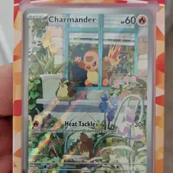 Pokemon TCG Charmander Holo Promo Card, Scarlet & Violet Promo, 60 HP (English) - Image 1