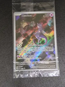 Pokemon Scarlet Violet 151 Black Star Promo - Mewtwo SVP 52 NEW Sealed - Image 4