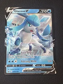 Pokemon TCG Glaceon V SWSH196 Sword & Shield Promo Holo 210 HP English 2022 - Image 1