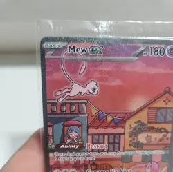 Mew ex SVP 053 Pokemon TCG Scarlet & Violet 151 Black Star Promo Full Art SEALED - Image 5