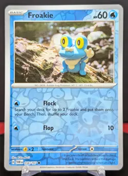 Pokemon Froakie #056/167 English Twilight Masquerade Reverse Holo - Image 1