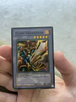 Faded Wavy Flame Swordsman LOB-003 The Legend of Blue Eyes White Dragon Yugioh - Image 1
