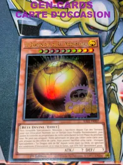 CARTE Yu Gi Oh LE DRAGON AILE DE RA - MODE SPHERE RA01-FR007 ULTRA RARE - Image 1