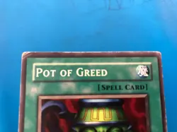 YUGIOH Common Pot Of Greed SD1-EN015 1st Edition PLAYED - Image 4