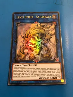 YUGIOH Ultra Rare Tenyi Spirit - Sahasrara DUOV-EN026 1st Edition - Image 1