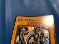 YUGIOH Super Rare Blue-Eyes White Dragon SKE-001 PLAYED - Image 3