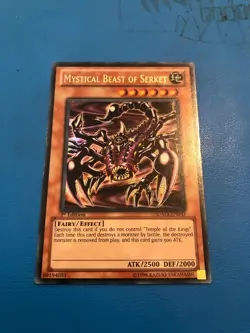 YUGIOH Ultra Rare Mystical Beast Of Serket SDMA-EN037 1st Edition - Image 1
