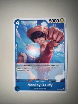 Monkey D Luffy P-055 - One Piece Trading Card Game - ENGLISH - Image 1