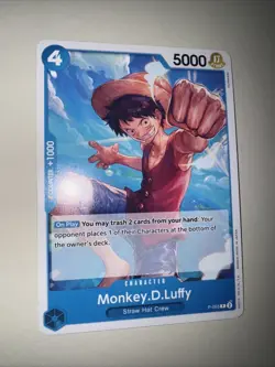 Monkey D Luffy P-055 - One Piece Trading Card Game - ENGLISH - Image 2