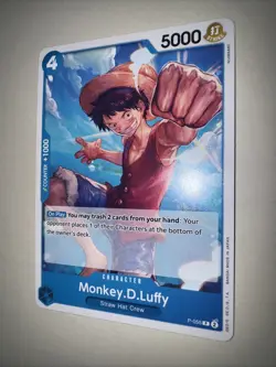 Monkey D Luffy P-055 - One Piece Trading Card Game - ENGLISH - Image 3