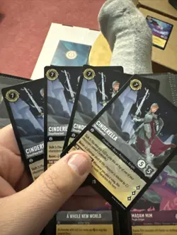 Disney Lorcana TCG: CINDERELLA Stouthearted x4 Super Rare Rise of the Floodborn - Image 1