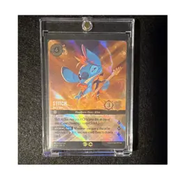 Disney Lorcana Lilo & Stitch Stitch Rock Star Foil 30 Character Card English - Image 1