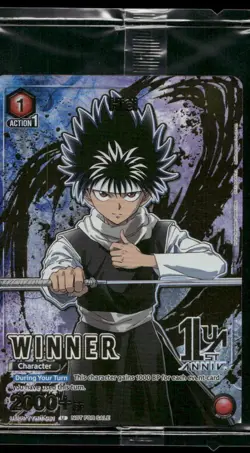Hiei YYH-1-081 WINNER - Union Arena TCG Yu Yu Hakusho Promo SEALED - Image 1