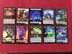 Full Token Set #1-10 - Teenage Mutant Ninja Turtles TMT MTG Magic The Gathering - Image 1