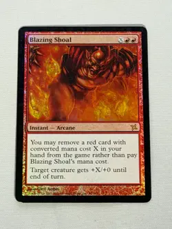 MTG FOIL Blazing Shoal Betrayers of Kamigawa Magic the Gathering - Image 1