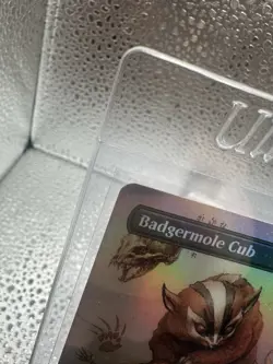 MTG Magic The Gathering Badgercub Mole Borderless Avatar Foil X2 - Image 2