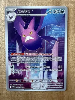 Crobat 093/086 Chaos Rising Pokemon Card Illustration Rare 93 NM - Image 1