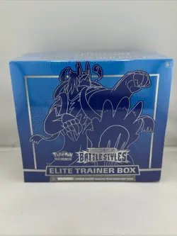 New Pokemon TCG Sword & Shield - Battle Styles - Elite Trainer Box ETB BLUE - Image 1