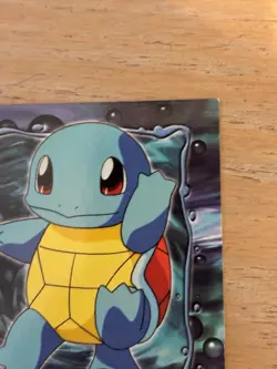 1999 Topps Pokemon Squirtle #E7 of 12 Stage 1 Movie Edition Blue Topps Logo - Image 3