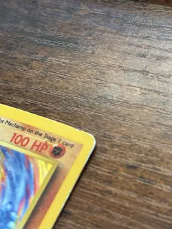 Pokemon TCG Machamp 8/102 Holo Rare 1999 First Edition - Image 4