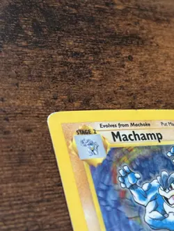 Pokemon TCG Machamp 8/102 Holo Rare 1999 First Edition - Image 5