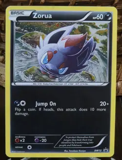 2011 Pokemon BW Black Star Promos Zorua #BW12 - LP - Image 1