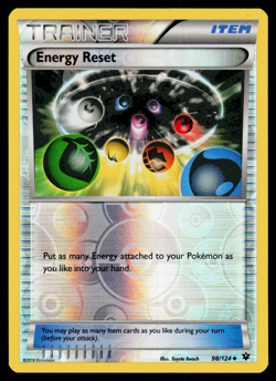 Pokemon - XY - Fates Collide Energy Reset 98/124 Reverse Holo - NM - Image 1