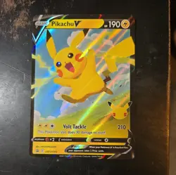 🔥Pokemon Pikachu V SWSH143 Full Art Pokemon Celebrations - Image 1