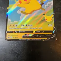 🔥Pokemon Pikachu V SWSH143 Full Art Pokemon Celebrations - Image 3