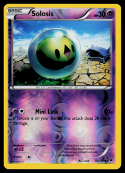 Pokemon - XY - Fates Collide Solosis 33/124 Reverse Holo - NM - Image 1