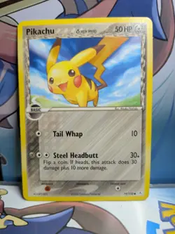 Pokemon TCG Pikachu (Delta Species) 79/110 Holon Phantoms Regular Non-Holo - Image 1