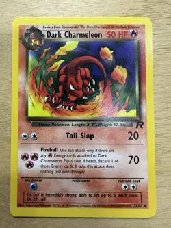 Pokemon Dark Charmeleon TCG Card 32/82 LP Condition - Image 1