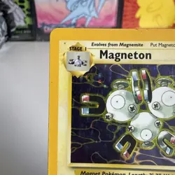 Pokemon TCG Magneton Fossil Holo Card 11/62 Unlimited Rare - Image 2