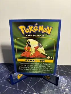 Pokemon: JYNX #124 [Game Tip Card] - [Kellogg's Canada Cereal Promo (1999)] - LP - Image 1
