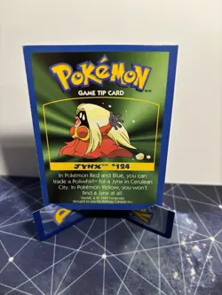 Pokemon: JYNX #124 [Game Tip Card] - [Kellogg's Canada Cereal Promo (1999)] - LP - Image 2