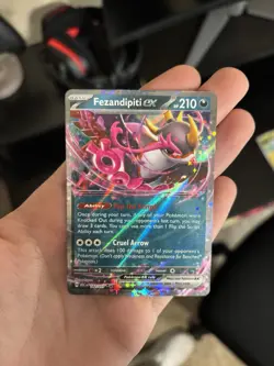 Fezandipiti EX 142/217 - Ascended Heroes Pokemon Card Near Mint - Image 1