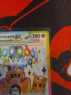 Pokemon Palossand ex 221/191 Surging Sparks Full Art Holo Ultra Rare 280 HP - Image 3