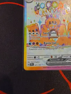 Pokemon Palossand ex 221/191 Surging Sparks Full Art Holo Ultra Rare 280 HP - Image 4