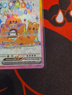 Pokemon Palossand ex 221/191 Surging Sparks Full Art Holo Ultra Rare 280 HP - Image 5
