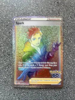 Pokemon TCG Spark Rainbow Holo Card #85/78 Pokemon Go Secret Rare - Image 1